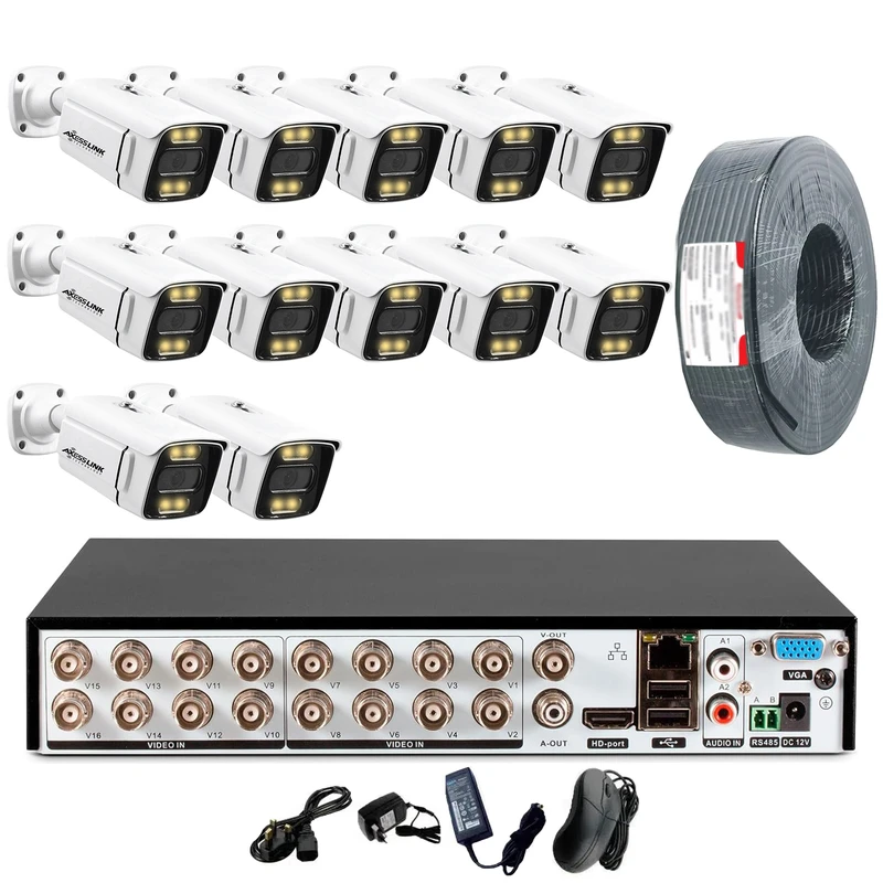 سیستم امنیتی 12 دوربین اکسس لینک مدل LINK1012