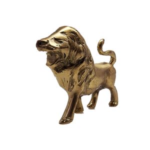 دکوری برنجی مدل شیر یال دار