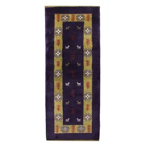 گبه دستبافت نیم متری طوفان کد 65622545