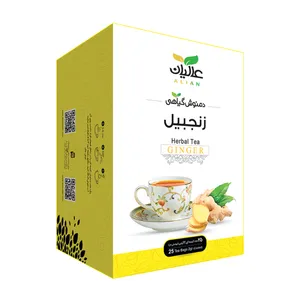 دمنوش گیاهی زنجبیل عالیان بسته 25 عددی