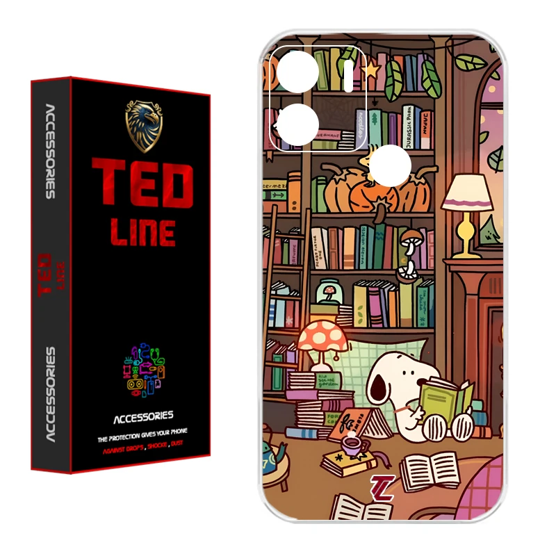 کاور تدلاین طرح اسنوپی کد 1218 مناسب برای گوشی موبایل شیائومی Redmi A1 Plus / A2 Plus / Poco C51