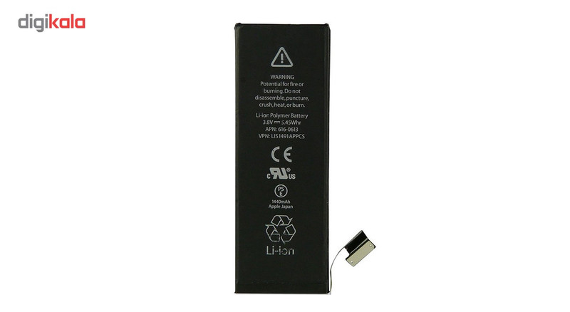 باتری موبایل مدل 0613-616 APN با ظرفیت 1440mAh مناسب برای گوشی موبایل آیفون 5
