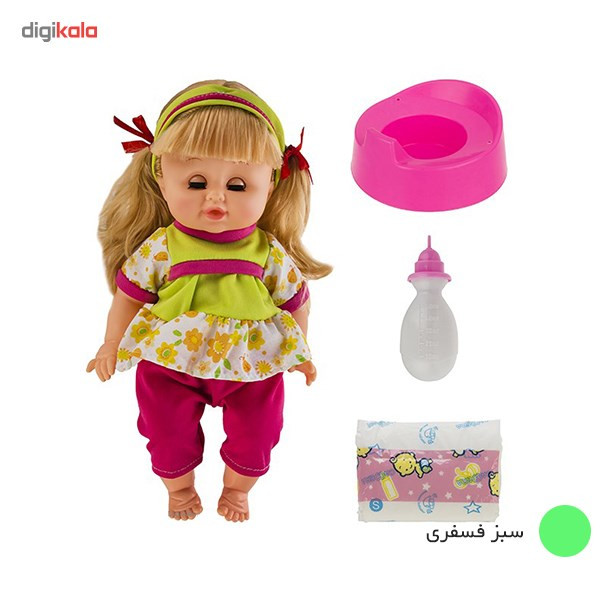 عروسک بیبی مدل 9099GR ارتفاع 31 سانتی متر