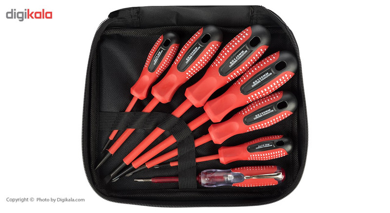 مجموعه 7 عددی پیچ گوشتی و فازمتر جولی مدل 7653 مجموعه 7 عددی پیچ گوشتی و فازمتر جولی مدل 7653