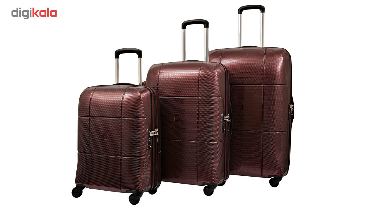 مجموعه سه عددی چمدان اکولاک مدل اطلس