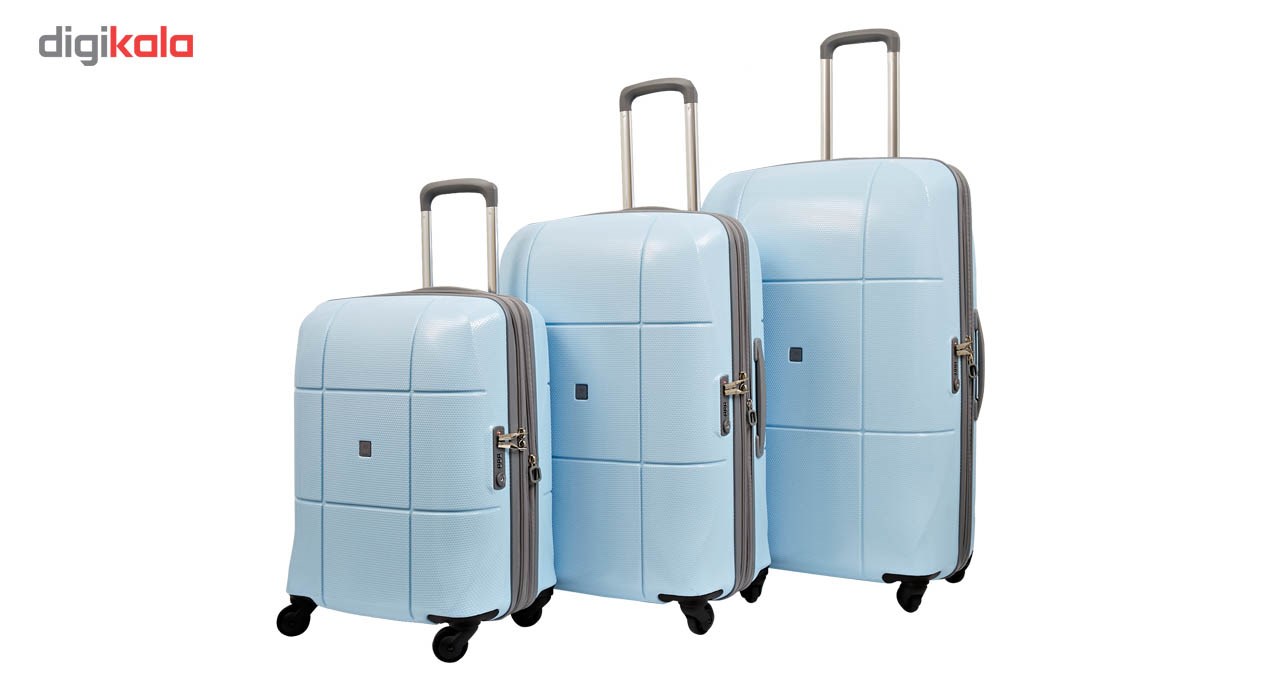 مجموعه سه عددی چمدان اکولاک مدل اطلس