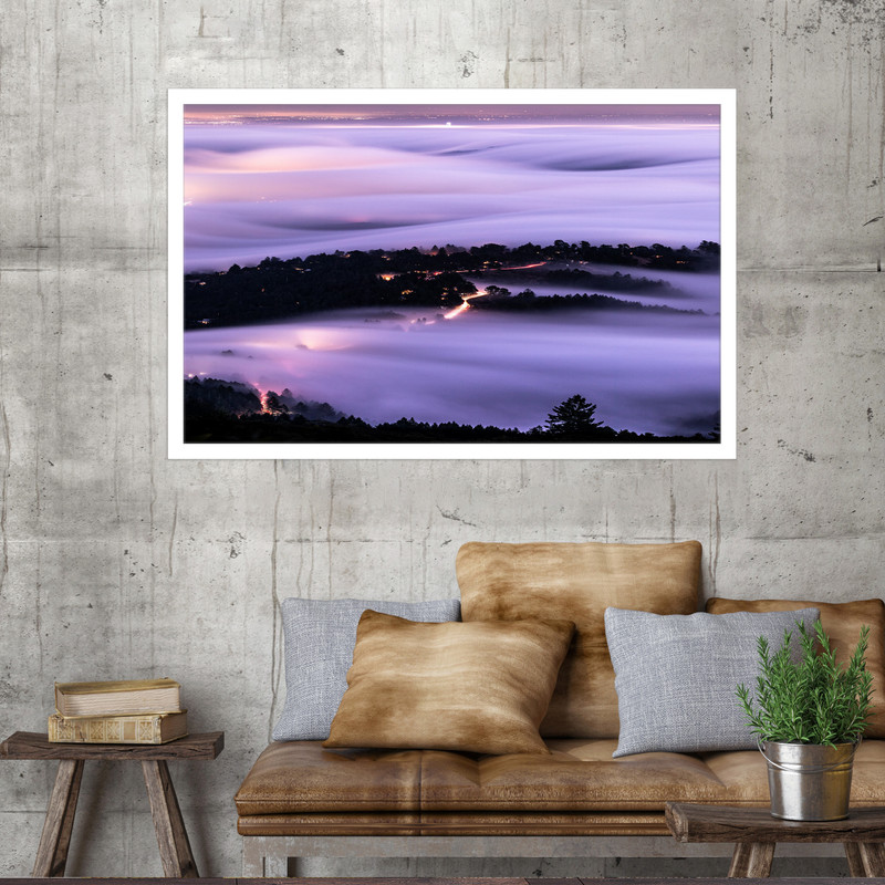 تابلو نوری بکلیت طرح کوه تامالپایس مدل W-MO1492