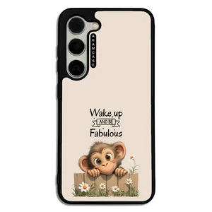 AKAM AMC-WSGS23-ANIMALS QOUTES-26 Cover For Samsung Galaxy S23