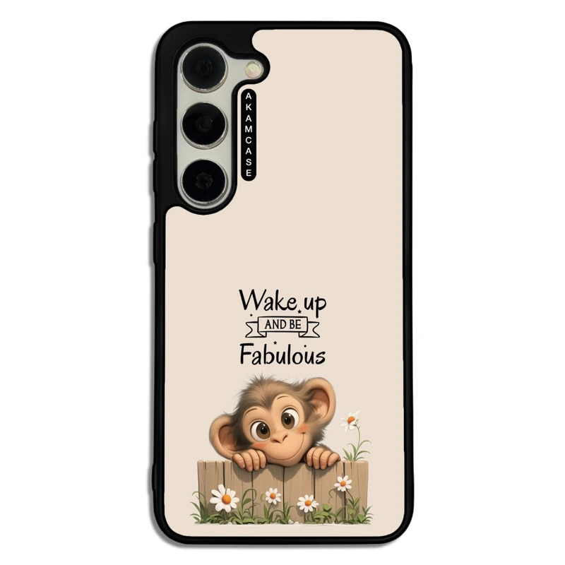 کاور آکام مدل AMC-WSGS23-ANIMALS QOUTES-26 مناسب برای گوشی موبایل سامسونگ Galaxy S23