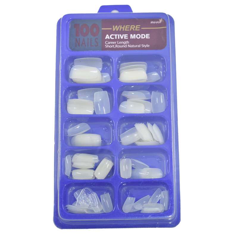 ناخن مصنوعی ور مدل 001 بسته 100 عددی