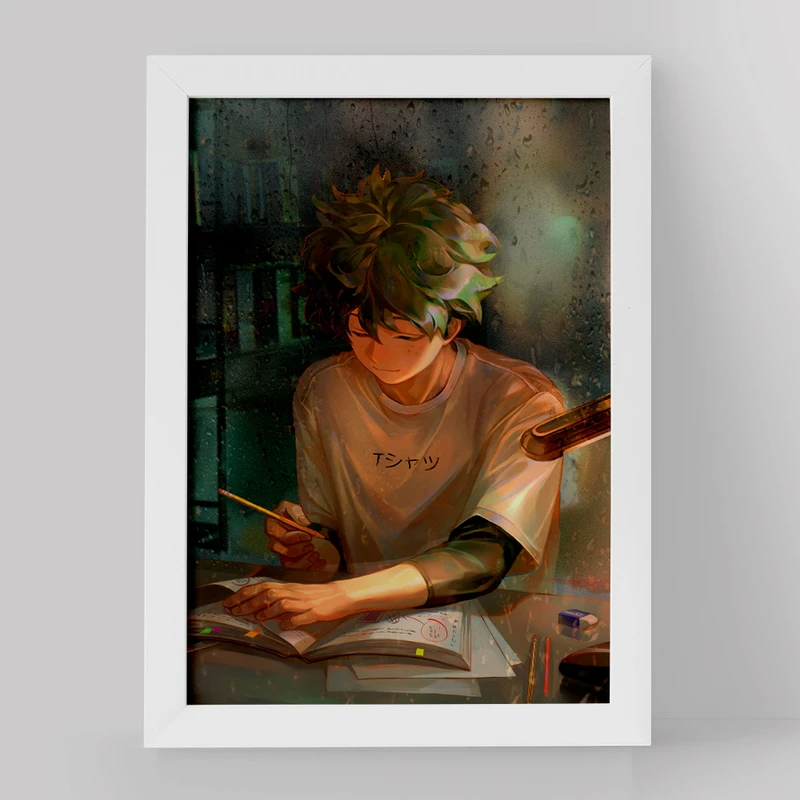 تابلو خندالو مدل دکو انیمه آکادمی قهرمان من کد 11570