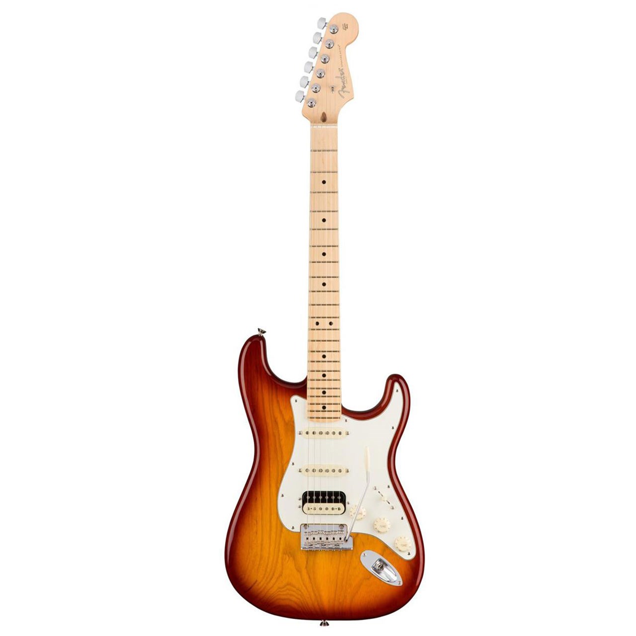 گیتار الکتریک فندر مدل American Professional Stratocaster HSS Maple Sienna Sunburst