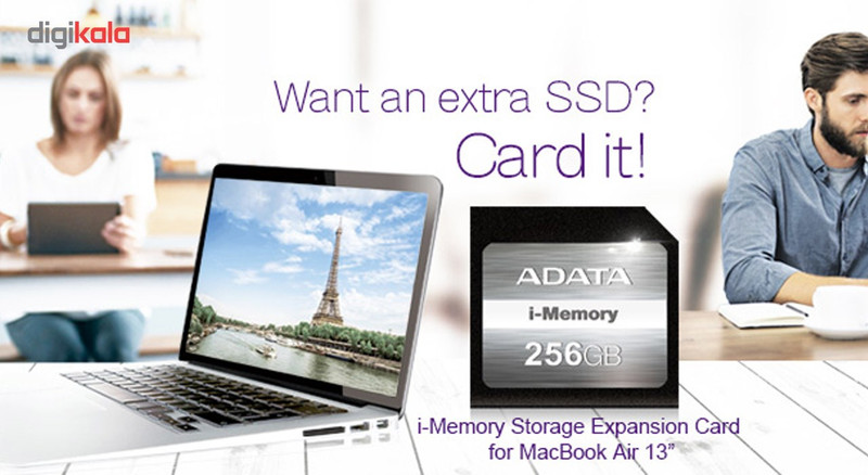کارت حافظه ای دیتا مدل i-Memory مناسب برای مک بوک ایر 13 اینچی ظرفیت 256گیگابایت