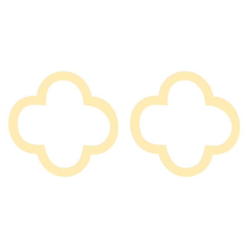 گوشواره طلا 18 عیار زنانه کرابو مدل Kr5228