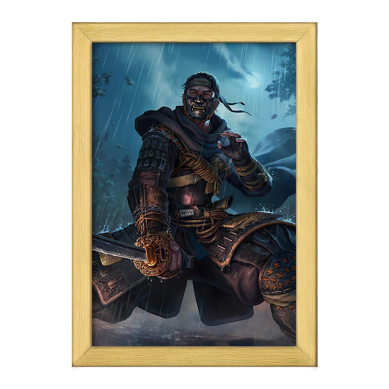 تابلو خندالو طرح جین(گوست) گوست آف سوشیما کد 30814