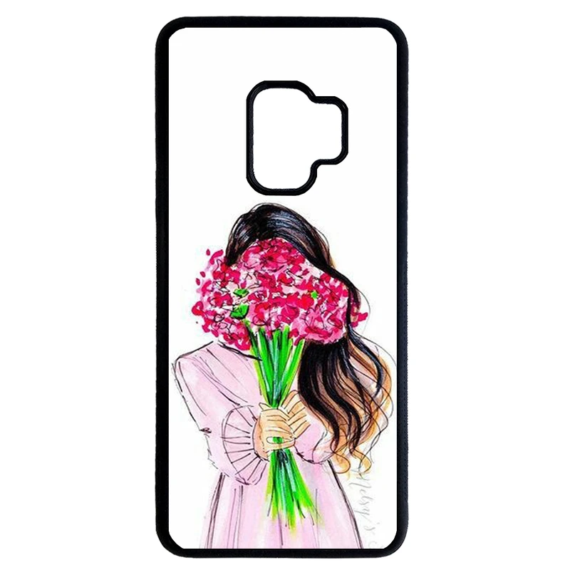 کاور طرح دخترانه کد 9106 مناسب برای گوشی موبایل سامسونگ galaxy s9