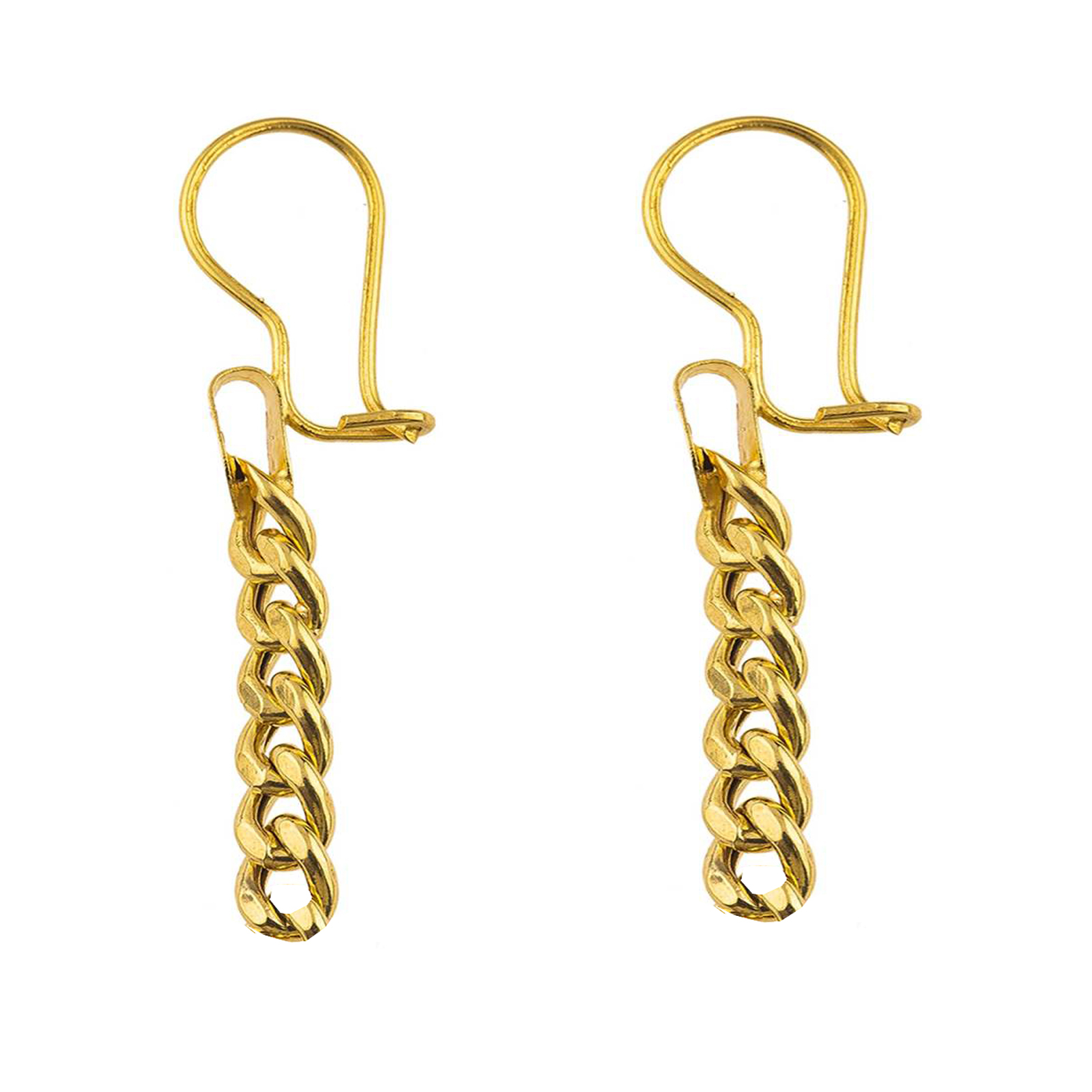 گوشواره طلا 18 عیار زنانه گالری یارطلا مدل ART کد AGZK