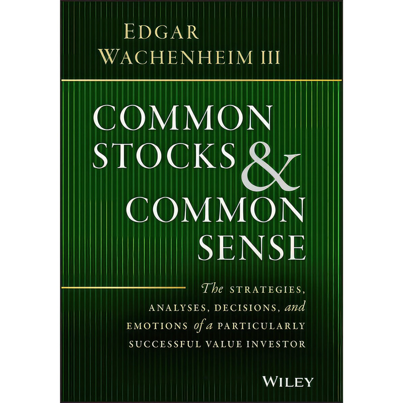 کتاب Common Stocks and Common Sense اثر Edgar Wachenheim III انتشارات Wiley