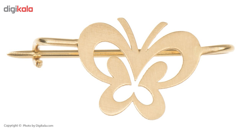 سنجاق سینه طلا 18 عیار رزا مدل PG29