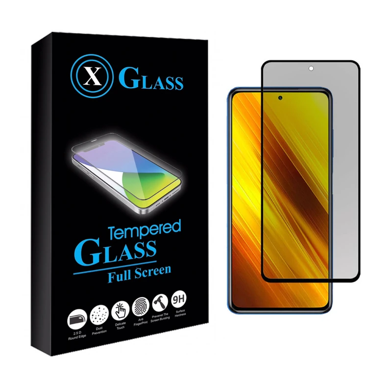 محافظ صفحه نمایش ایکس گلس مدل فول مناسب برای گوشی موبایل شیائومی POCO X3 NFC