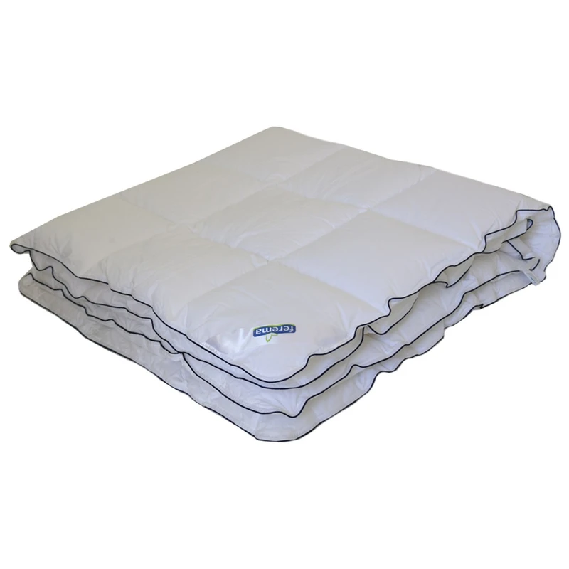 لحاف مایکروفایبر ساده سفید فرما مدل F-MT-Quilt - دو نفره
