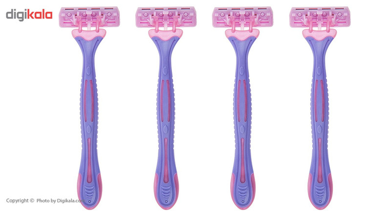 خودتراش زنانه نیکس مدل Velvet ARC بسته 4 عددی