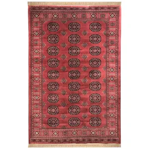 فرش ماشینی طرح بلوچ کد 4646 زمینه اناری