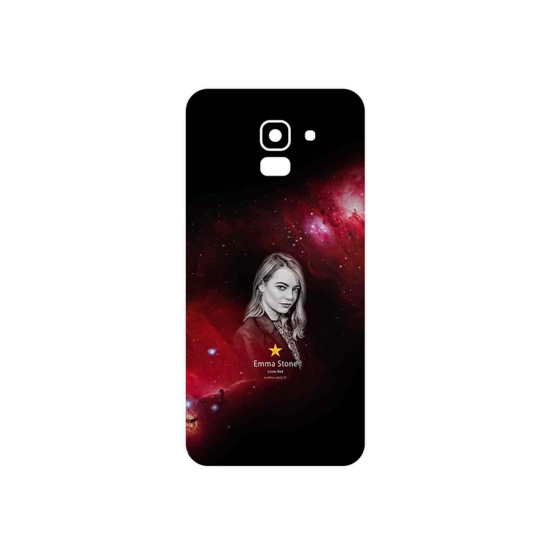 برچسب پوششی ماهوت مدل Emma Stone مناسب برای گوشی موبایل سامسونگ Galaxy J6