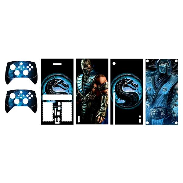 برچسب کنسول ایکس باکس سری ایکس طرح mortal kombat4مجموعه 5 عددی