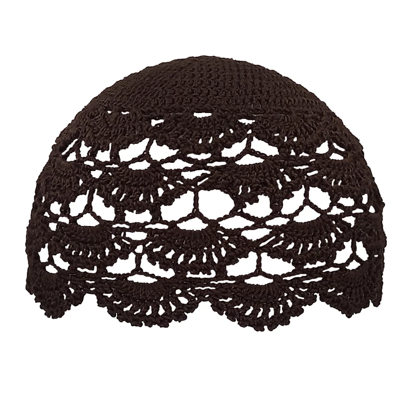 کلاه دستبافت زنانه مدل صدفی کد 0111593