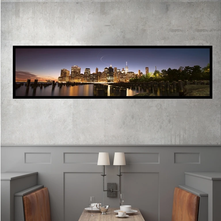 تابلو بکلیت طرح منظره شهر مدل کشیده B-7480