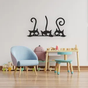 استیکر دیواری کودک مدل گربه