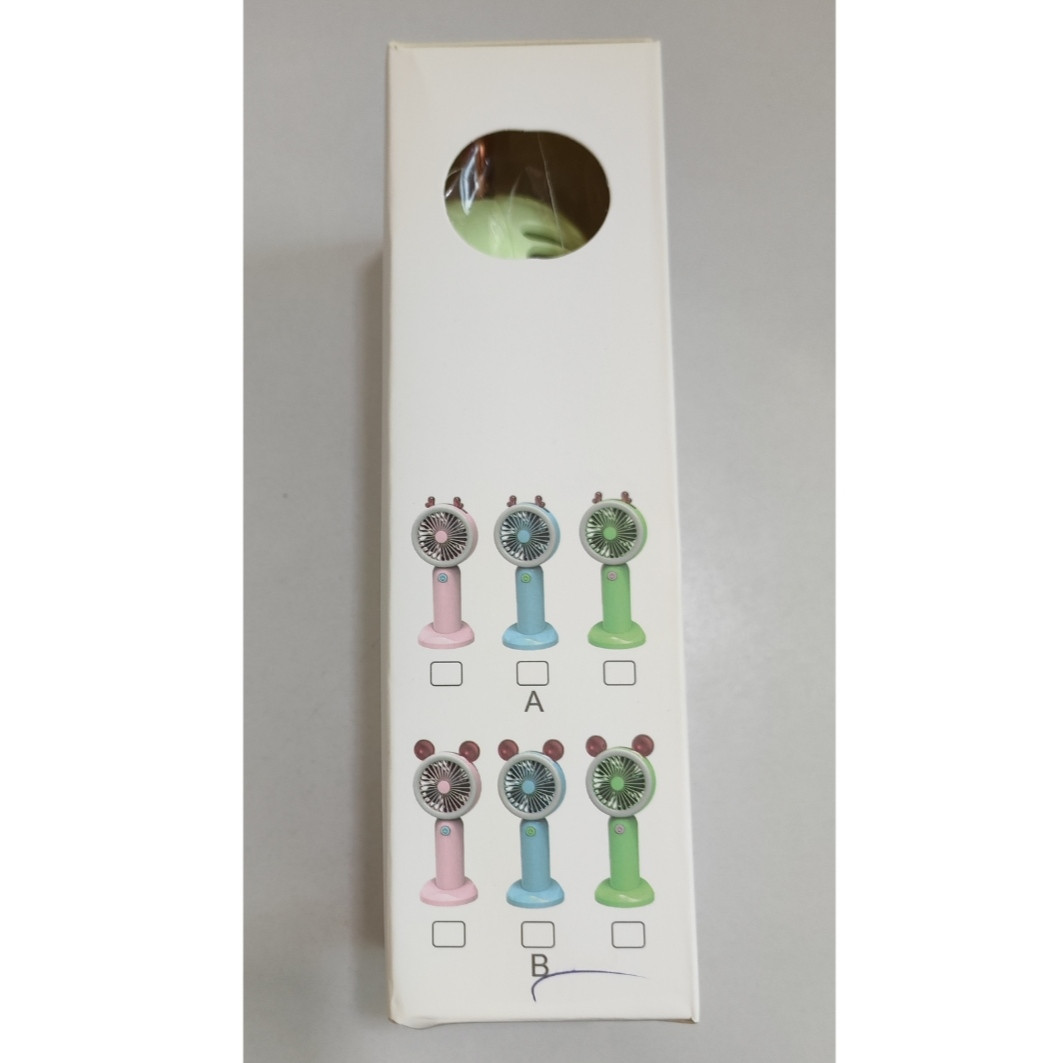 پنکه همراه مدل رینگ لایت دار شارژی پنکه همراه مدل رینگ لایت دار شارژی