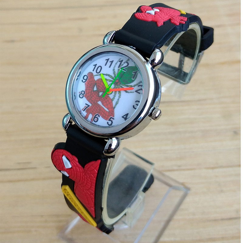 ساعت مچی عقربه ای بچگانه مدل اسپایدرمن کد 1207