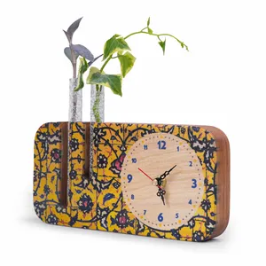 ساعت رومیزی راکورد مدل P-124B طرح زرین