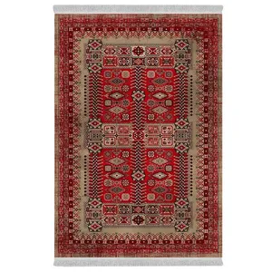 فرش پارچه‌ای دفه مدل فرشینه طرح مدرن کد 514