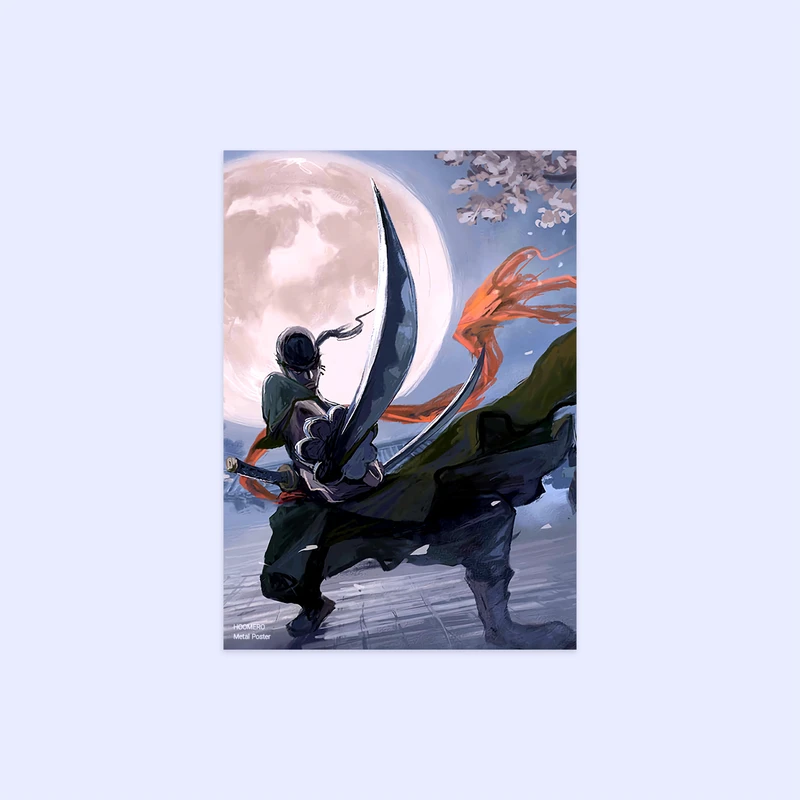 پوستر هومرو مدل فلزی طرح انیمه وان پیس کد PS1374