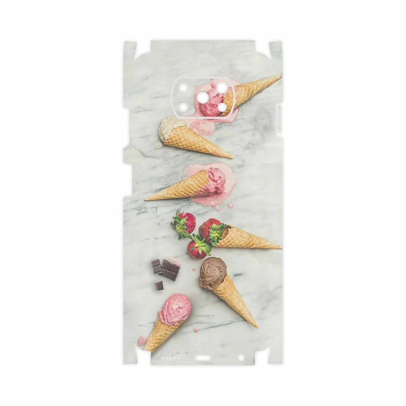 برچسب پوششی ماهوت مدل Funnel ice cream-FullSkin مناسب برای گوشی موبایل شیائومی Poco X3 NFC