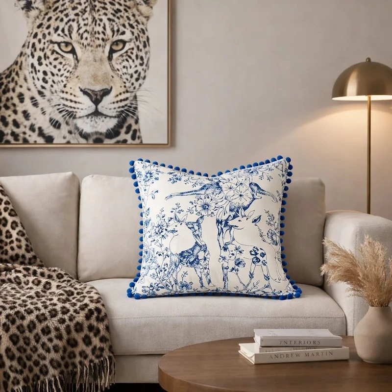 کوسن مدل چاپ دیجیتال سایز 43*43 سانتی متر