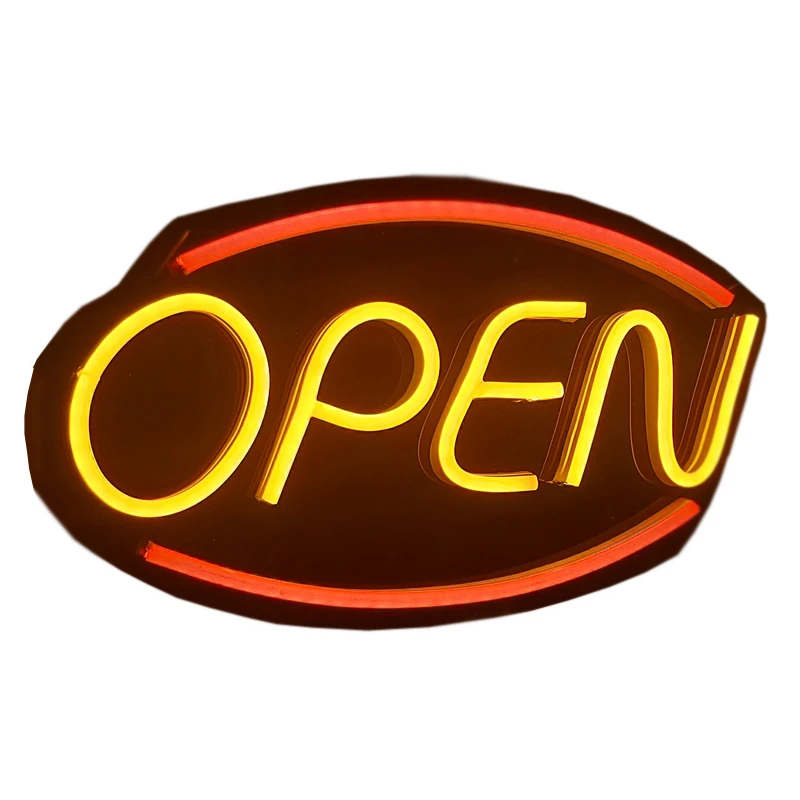 چراغ تزیینی مدل تابلو نئون طرح open کد 401935