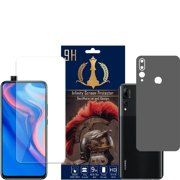 برچسب پوششی اینفینیتی مدل PRO MAX مناسب برای گوشی موبایل هوآوی Y9 PRIME 2019 به همراه محافظ صفحه نمایش