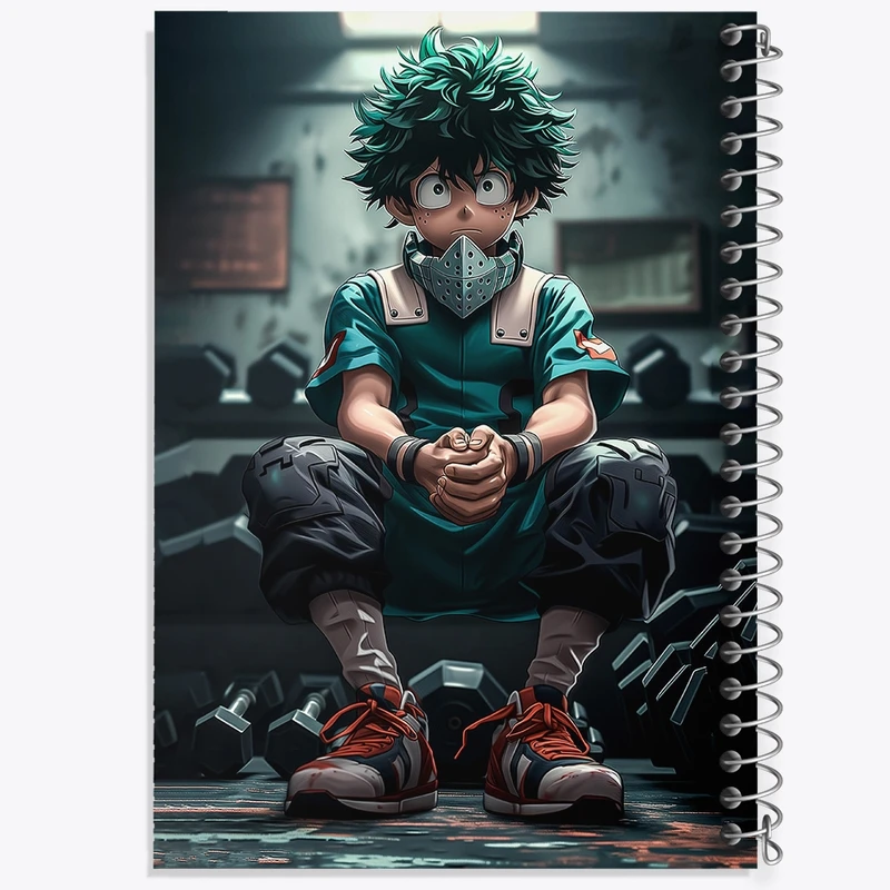 دفتر مشق 100 برگ خندالو طرح انیمه آکادمی قهرمان من کد F2840