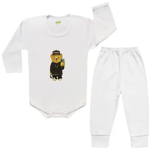 ست بادی و شلوار نوزادی کارانس طرح تد مدل BSTST-4011