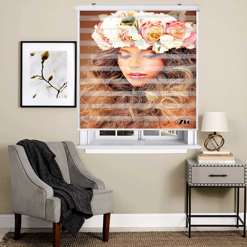 پرده زبرا زیو مدل P6002 سایز 150x200 سانتی متر