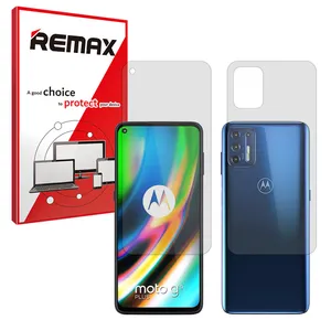 Remax Resistant model matte Screen Protector Suitable for Motorola Moto G9 Plus Mobile Phone Comes with a back protector