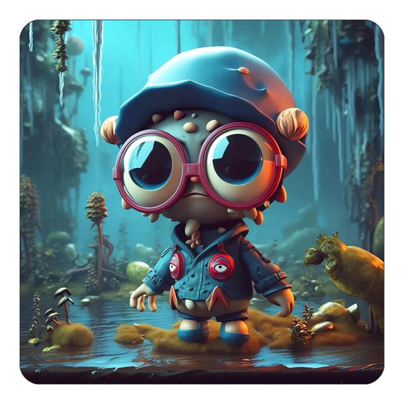 مگنت کاکتی طرح حیوانات کارتونی مدل mp27608