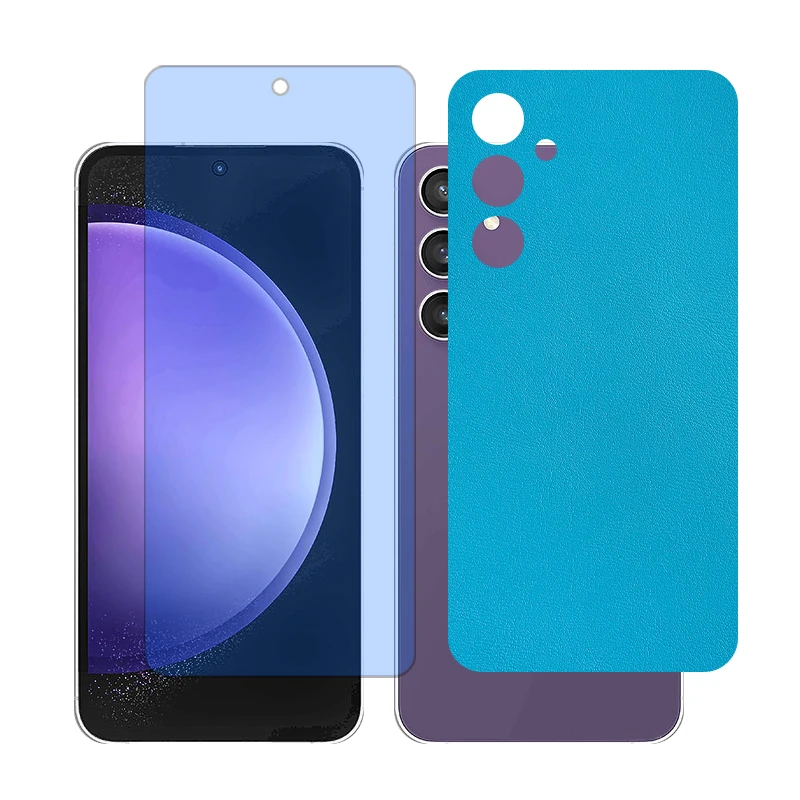 محافظ صفحه نمایش مات آنتی بلو گلس مدل Together مناسب برای گوشی موبایل سامسونگ Galaxy S23 FE به همراه برچسب پوششی