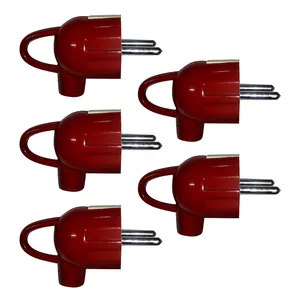 دوشاخه برق مدل دسته دار بسته 5 عددی