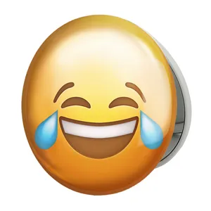 آینه جیبی خندالو طرح ایموجی مدل تاشو کد 24657 