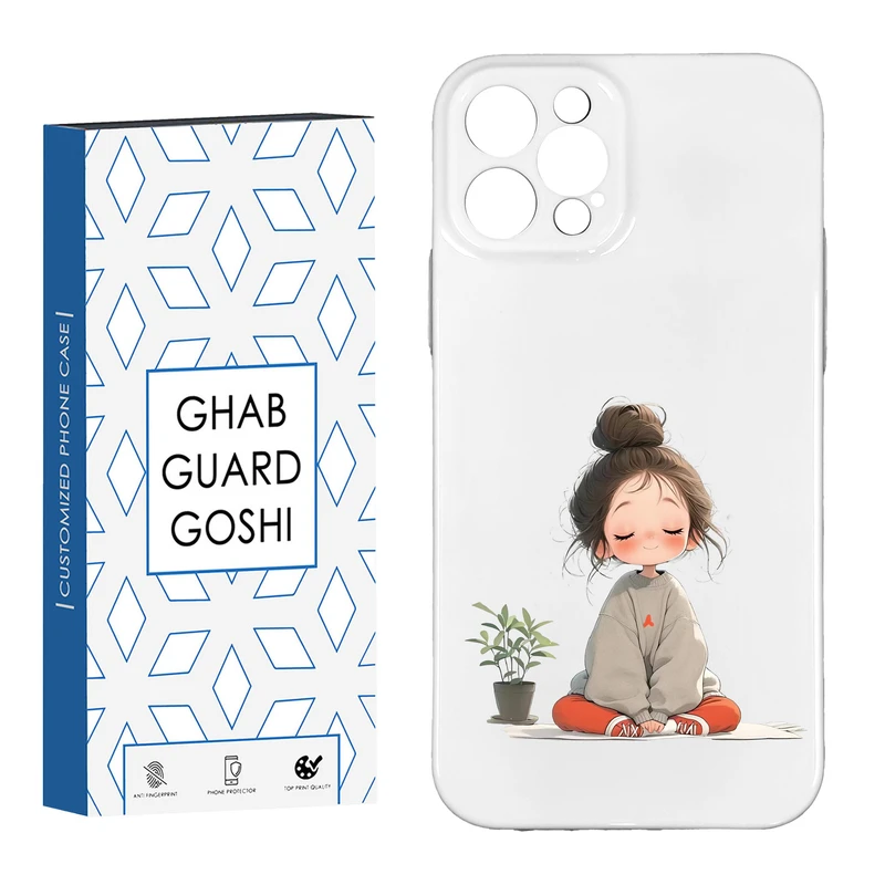 کاور قاب گارد گوشی طرح فانتزی دختر ملوس کد HARD-011 مناسب برای گوشی موبایل اپل IPHONE 12 PRO